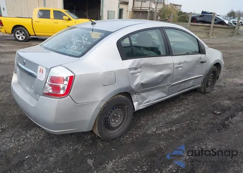 2010 Nissan Sentra 2.0S from USA, damaged, VIN 3N1AB6AP7AL714860